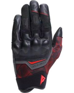 DAINESE ERMEX Handschuhe schwarz-rot-lava M