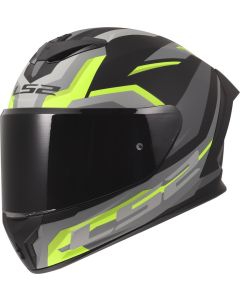 LS2 FF820 RAPID III HYPER Integralhelm matt schwarz-fluo gelb S