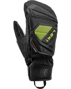 LEKI WCR C-Tech 3D Mitt Fäustling schwarz-lemon gelb 8.5