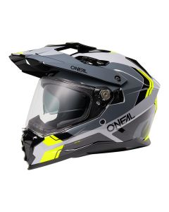 Oneal D-SRS NOMAD MX-Helm schwarz-grau-neon gelb XXL