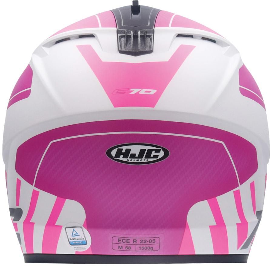 HJC C70 Koro Motorradhelm – Integriertes Sonnenvisier & Kratzfestes Visier, Pinlock-ready