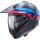 matt gun metal/schw./rot/blau