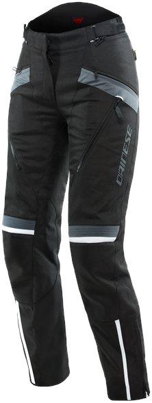 Dainese - Tempest 3 D Dry Lady Pants, Motorrad Tourenhose Für Damen, Wasserdicht, Herausnehmbares Thermofutter, Knieschutz, Schwarz/Schwarz/Ebony, 40