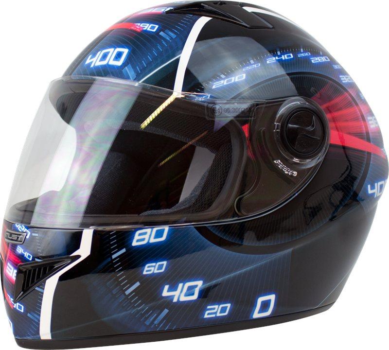 Helix Must 3D 390 km-h black-blue graphic