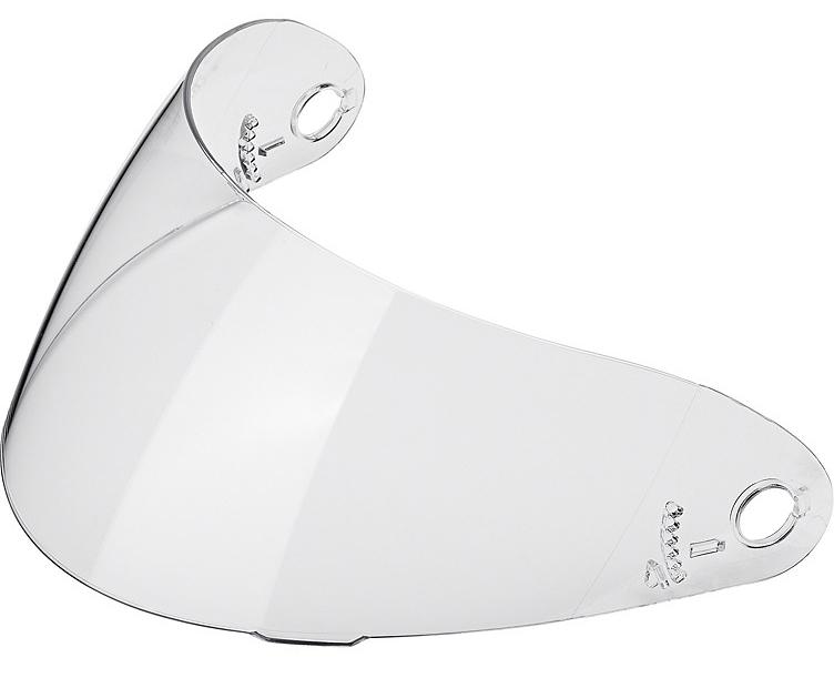 Helix Must visor clear-scratch resistant