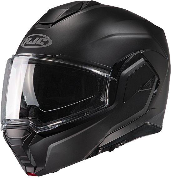 HJC i100 MATT helmet flip-up matte black