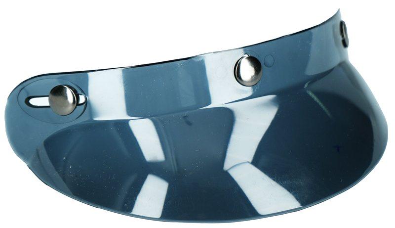 HXP RETRO helmet peak black transparent