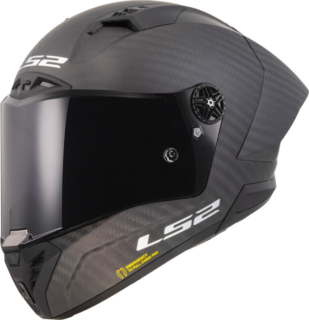 LS2, Integraler Motorradhelm THUNDER CARBON GP AERO Matt Carbon, L