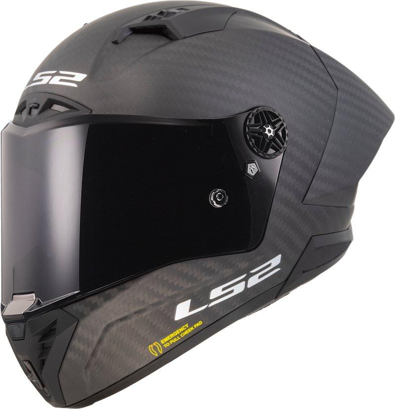 LS2, Integraler Motorradhelm THUNDER CARBON GP AERO Matt Carbon, M