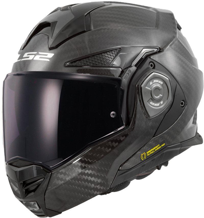 LS2, Klapphelm Motorrad ADVANT X CARBON Gloss Carbon, M