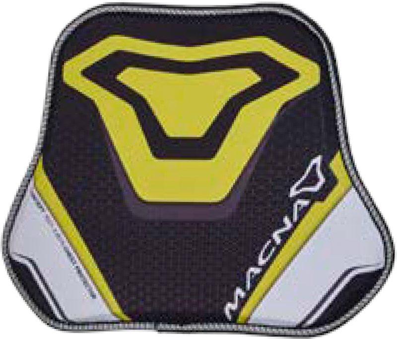 MACNA CHEST PRO Brustprotektor schwarz-weiss-gelb