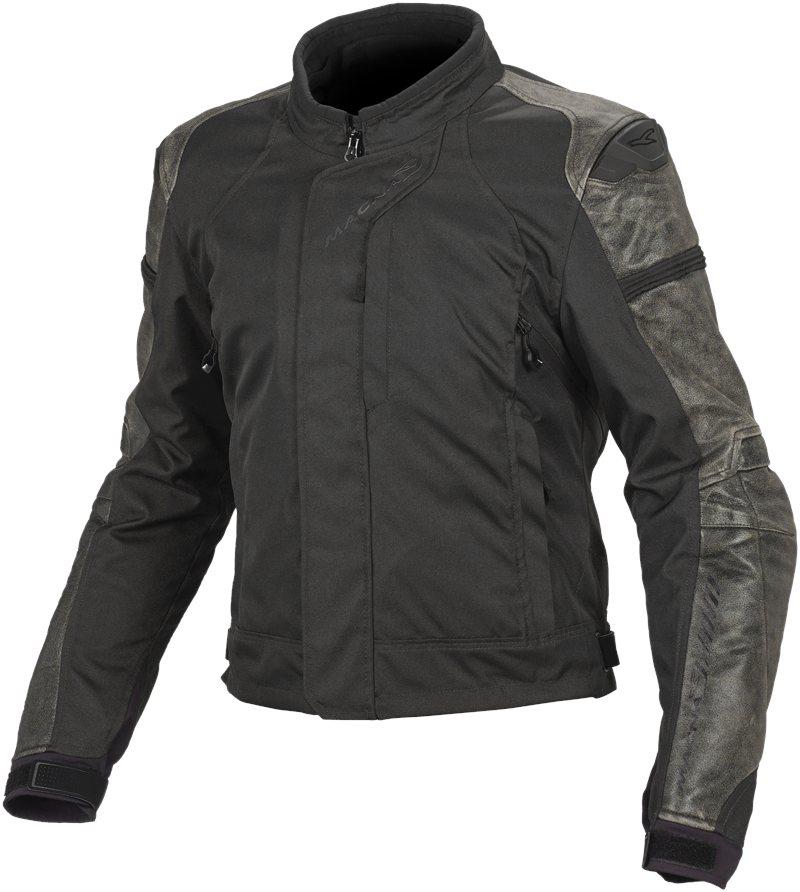 CLASH Damen Textil-Lederjacke