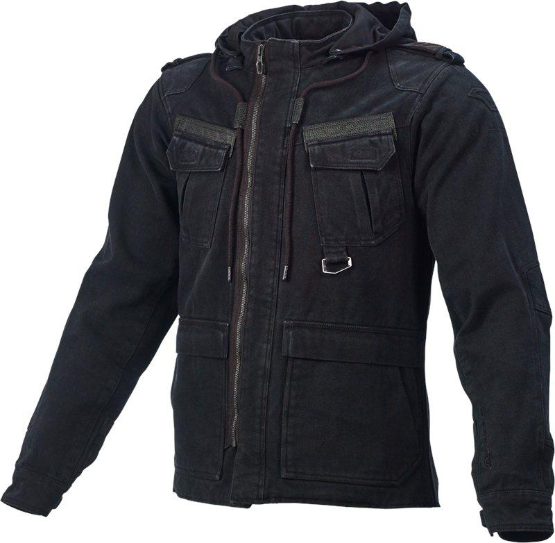Combat Motorrad Zip Hoodie - Schwarz - 2XL - unisex