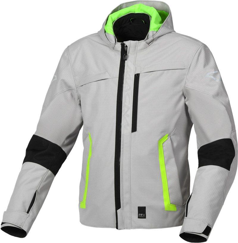 Macna Motorradjacke Riggor Grau/Gelb XXXL