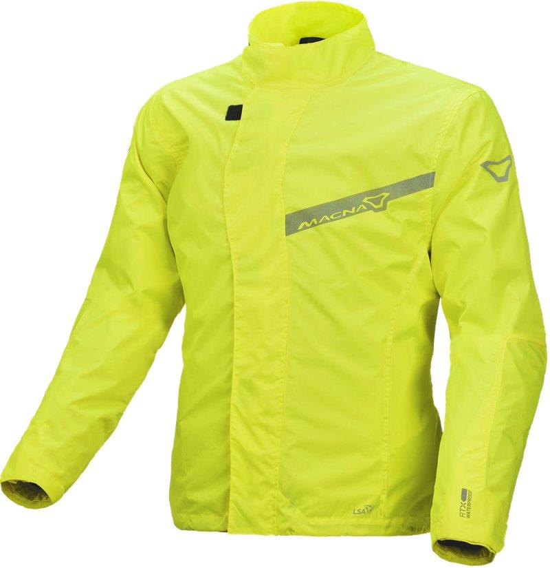 Macna Spray Damen-Motorrad-Regenjacke, neon-gelb, XL