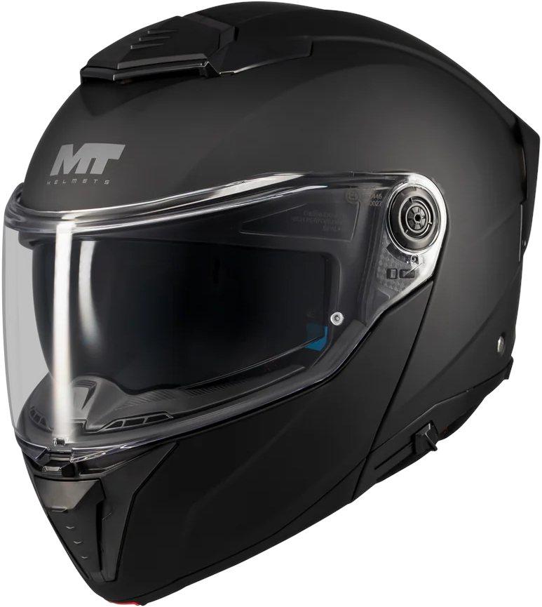 MT Atom 2 SV Pure helmet flip-up matt black A1