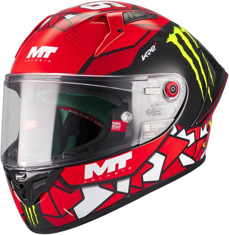 MT KRE+ S PIQUERAS helmet black-red B5