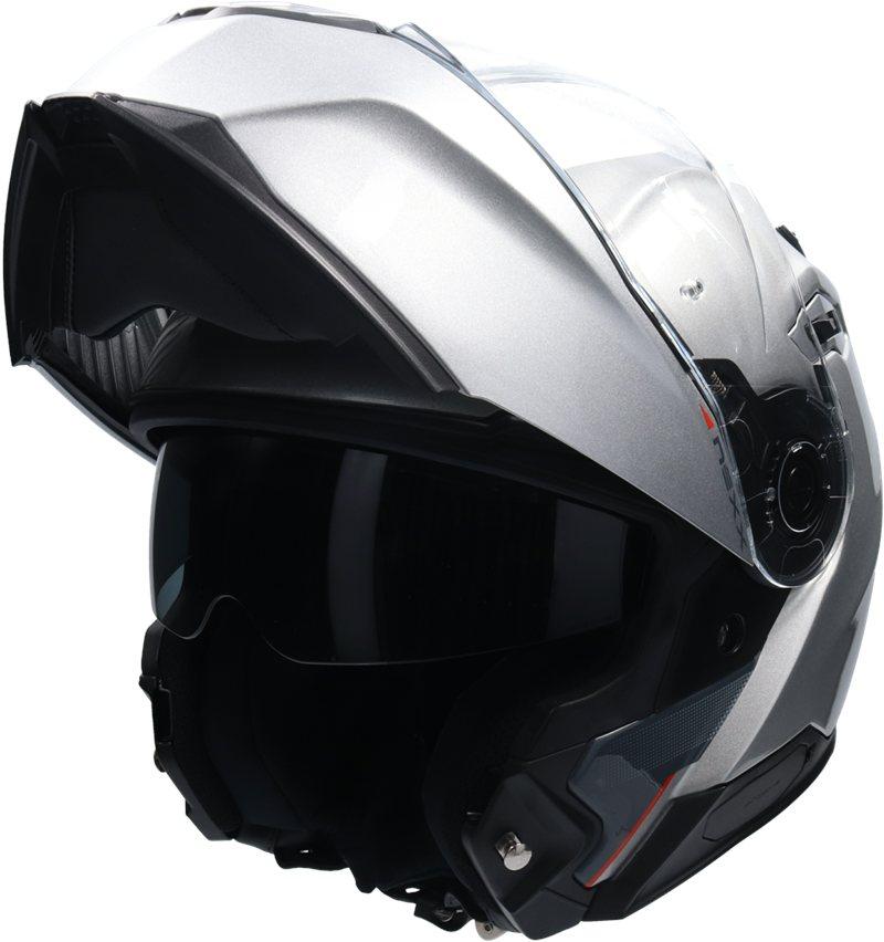 X.VILITUR PLAIN GLOSS Klapphelm