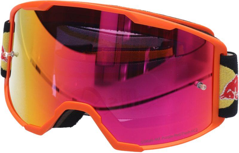 Red Bull Spect STRIVE-010S MX goggles red-red tinted lens
