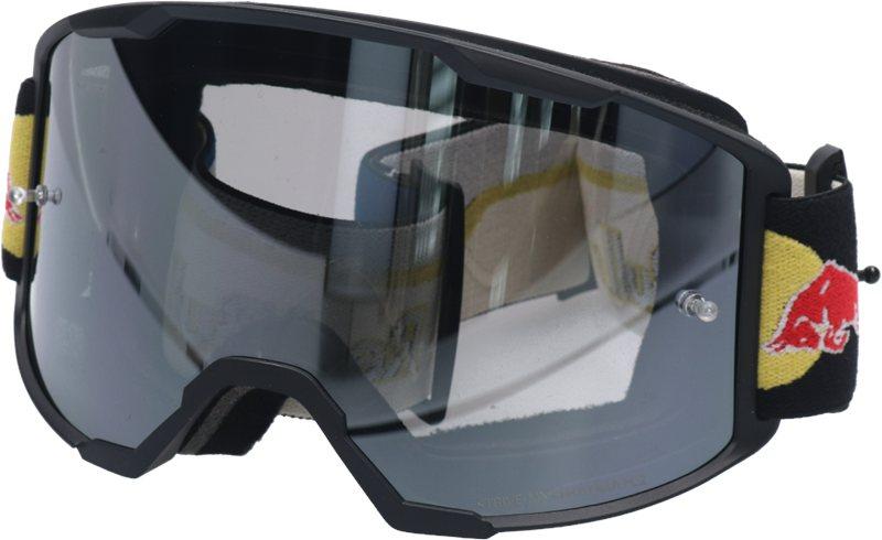Red Bull Spect STRIVE-011S MX goggles black-silver mirrored lens