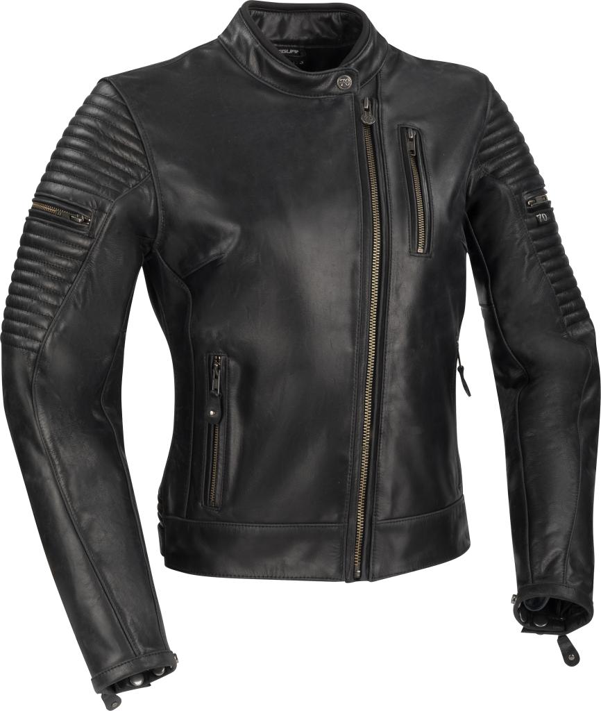 Motorradjacke Lady Dolly Schwarz Damen