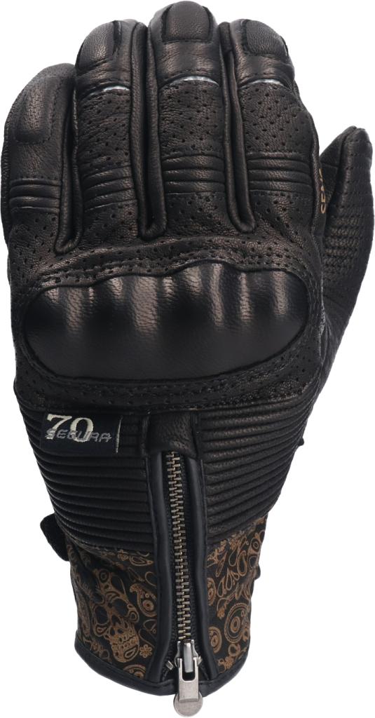 Motorradhandschuhe Kano Schwarz