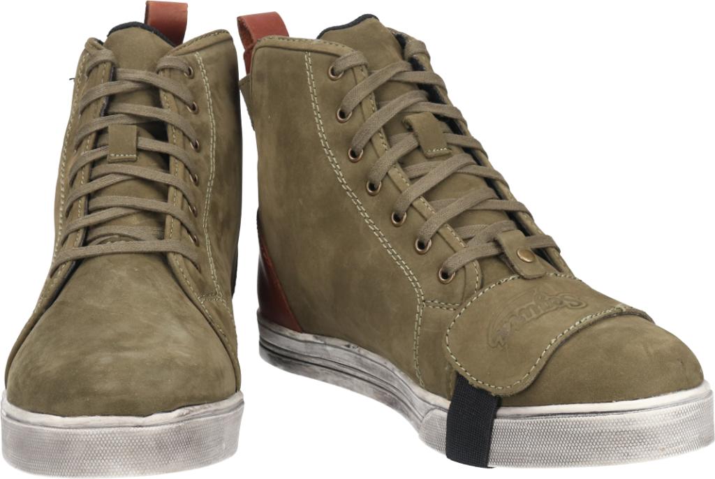 Motorradschuhe Pixel Khaki-Braun