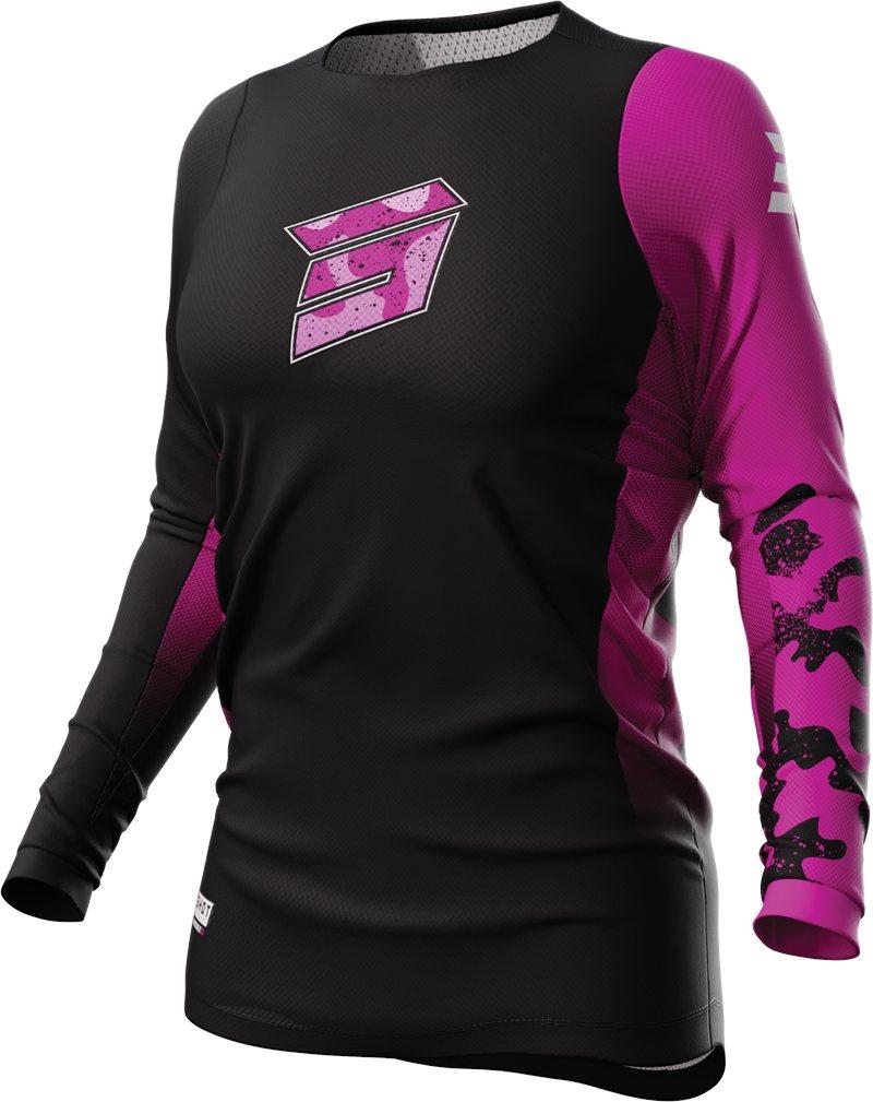 SHOT RACE GEAR Contact T-Shirt Unisex, Shelly Pink, L