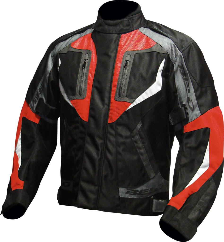 SPIDER JAG Jacke schwarz-rot XS