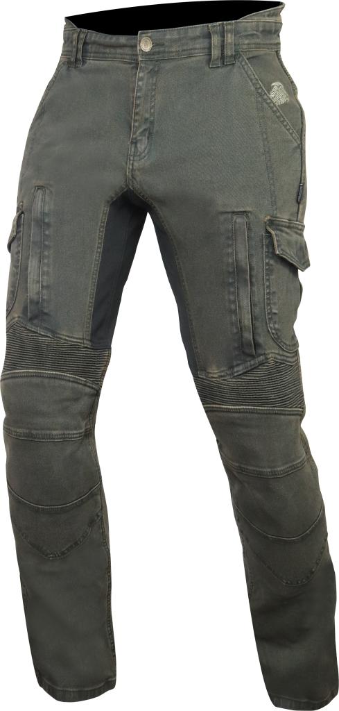 Acid Scrambler Motorradjeans - Grün - 32 36 - unisex