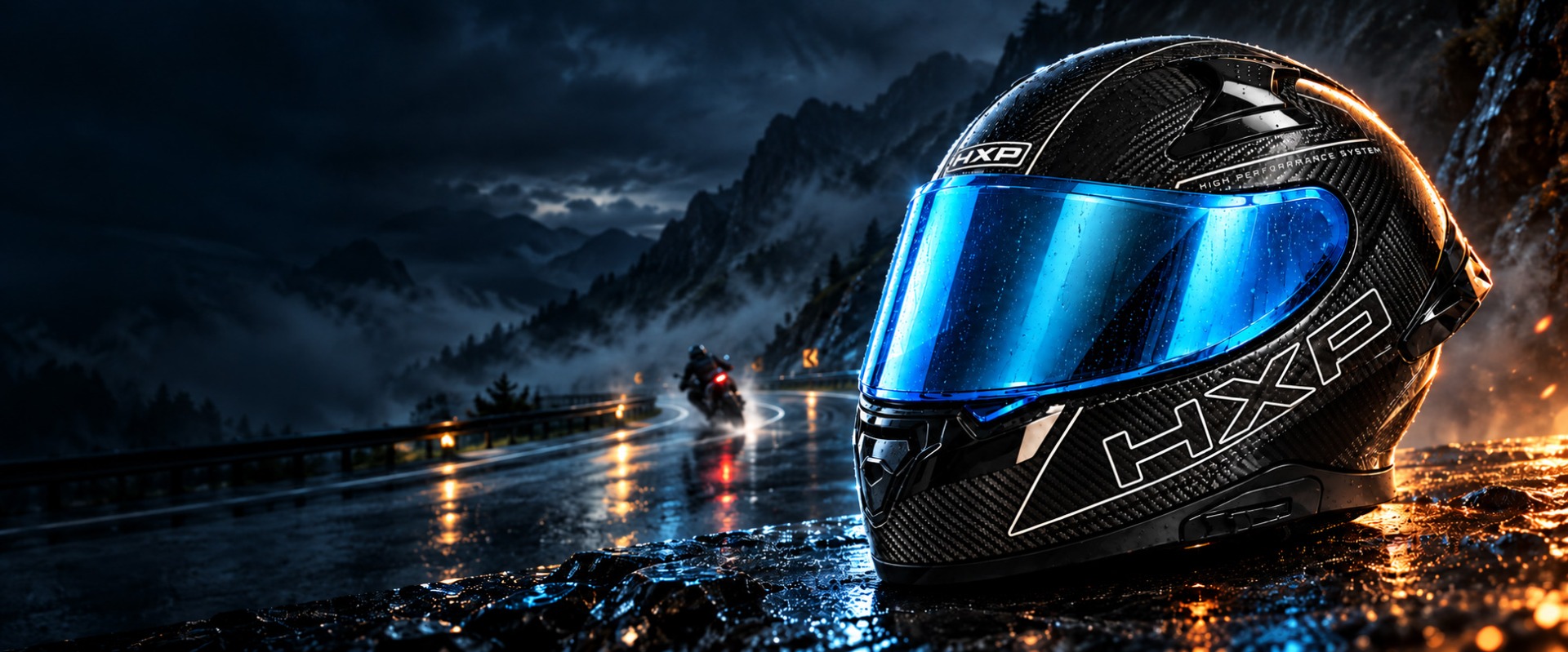 HXP Apex Carbon Edge Blau